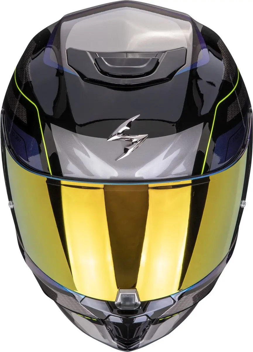 Scorpion Exo-391 Leo Integraalhelm M - Wit/zwart/blauw - afbeelding 6 van 6