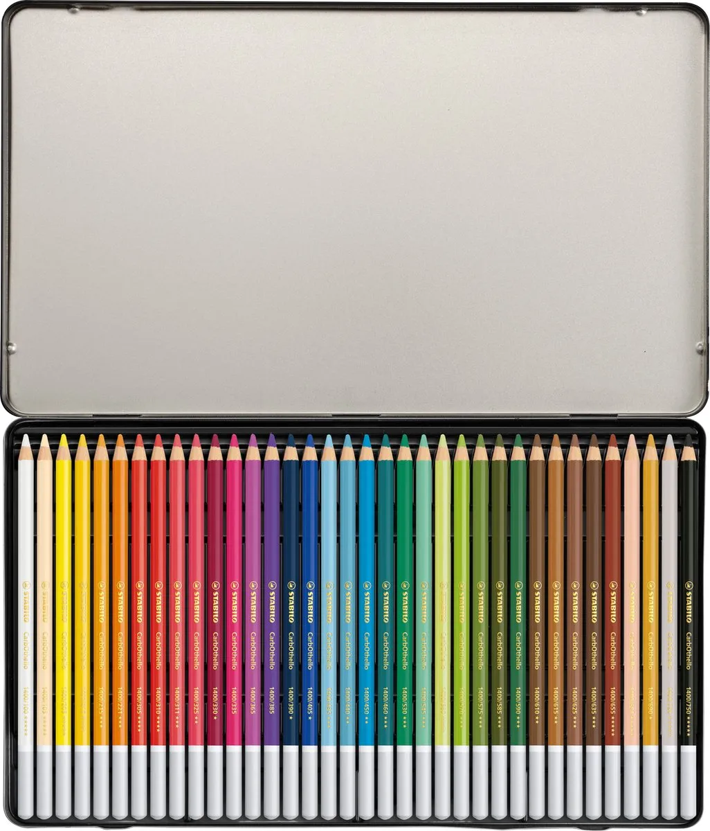 STABILO CarbOthello Kalkpastel Kleurpotloden 36 Stuks