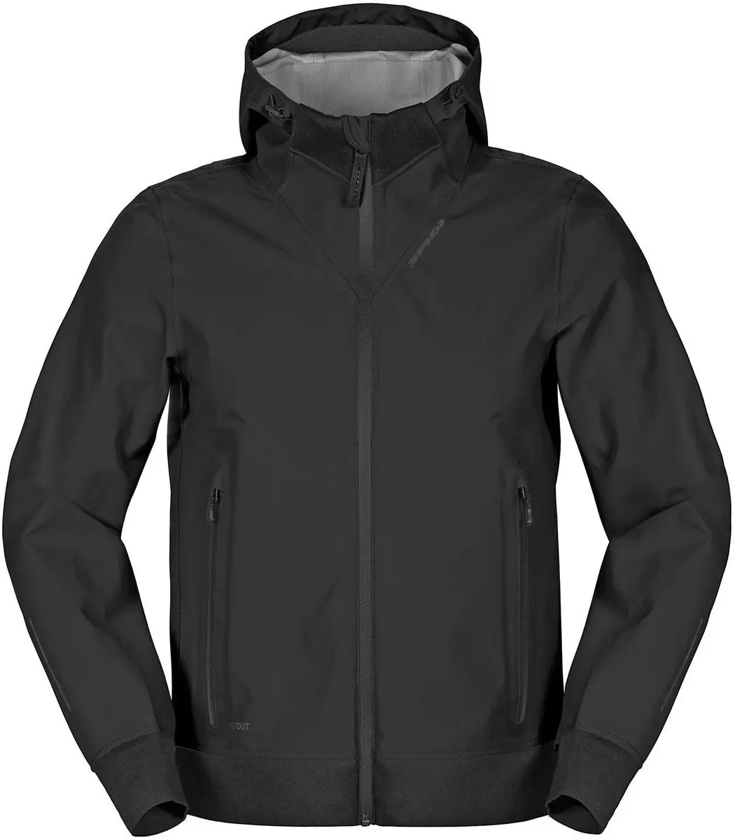 Spidi Hoodie Shell Jas Zwart