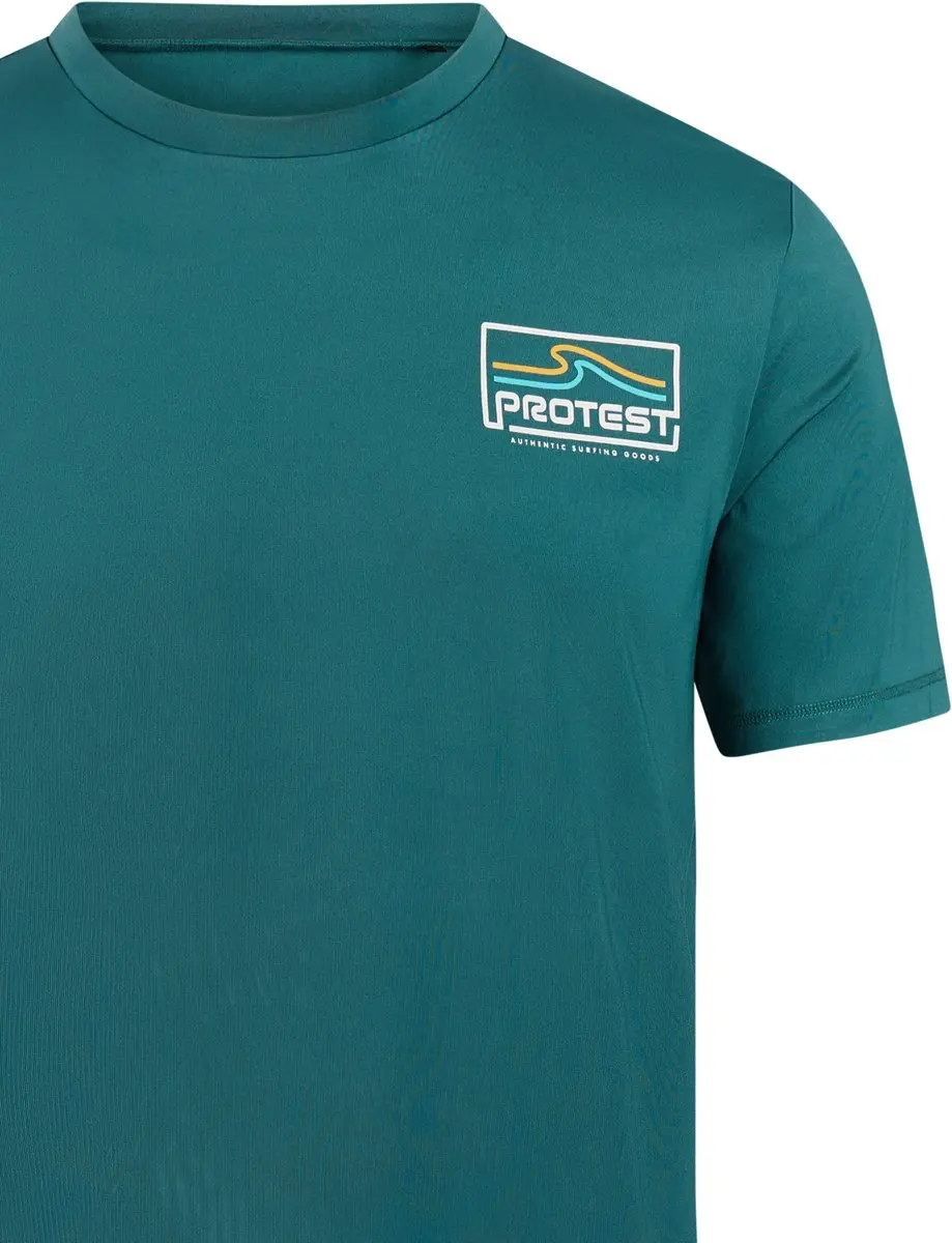 Protest PRTDonald UV Shirt Heren - Dark Teal - S