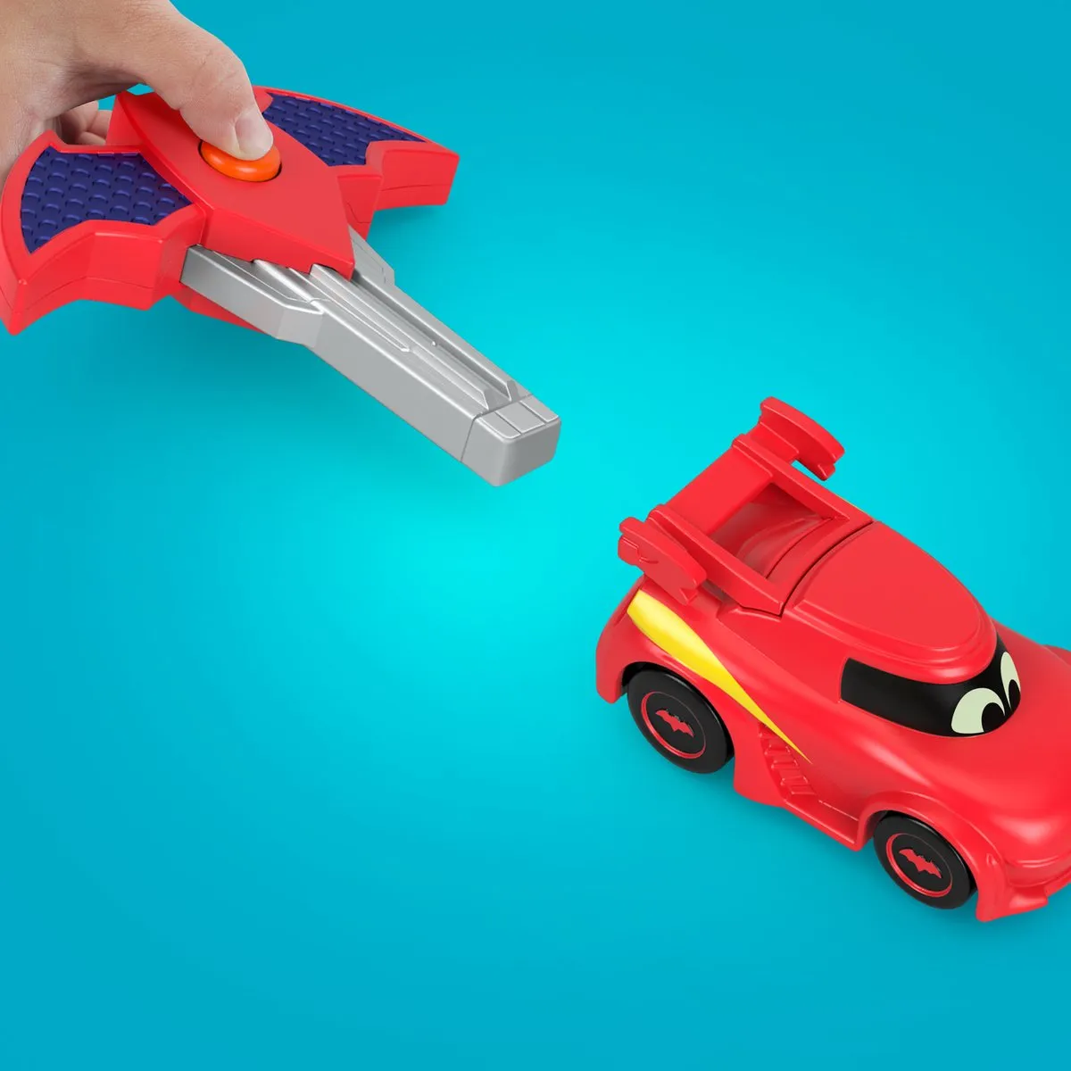 Fisher-Price Batwheels Key Car Racer Redbird HRJ55 - Zwart/Rood