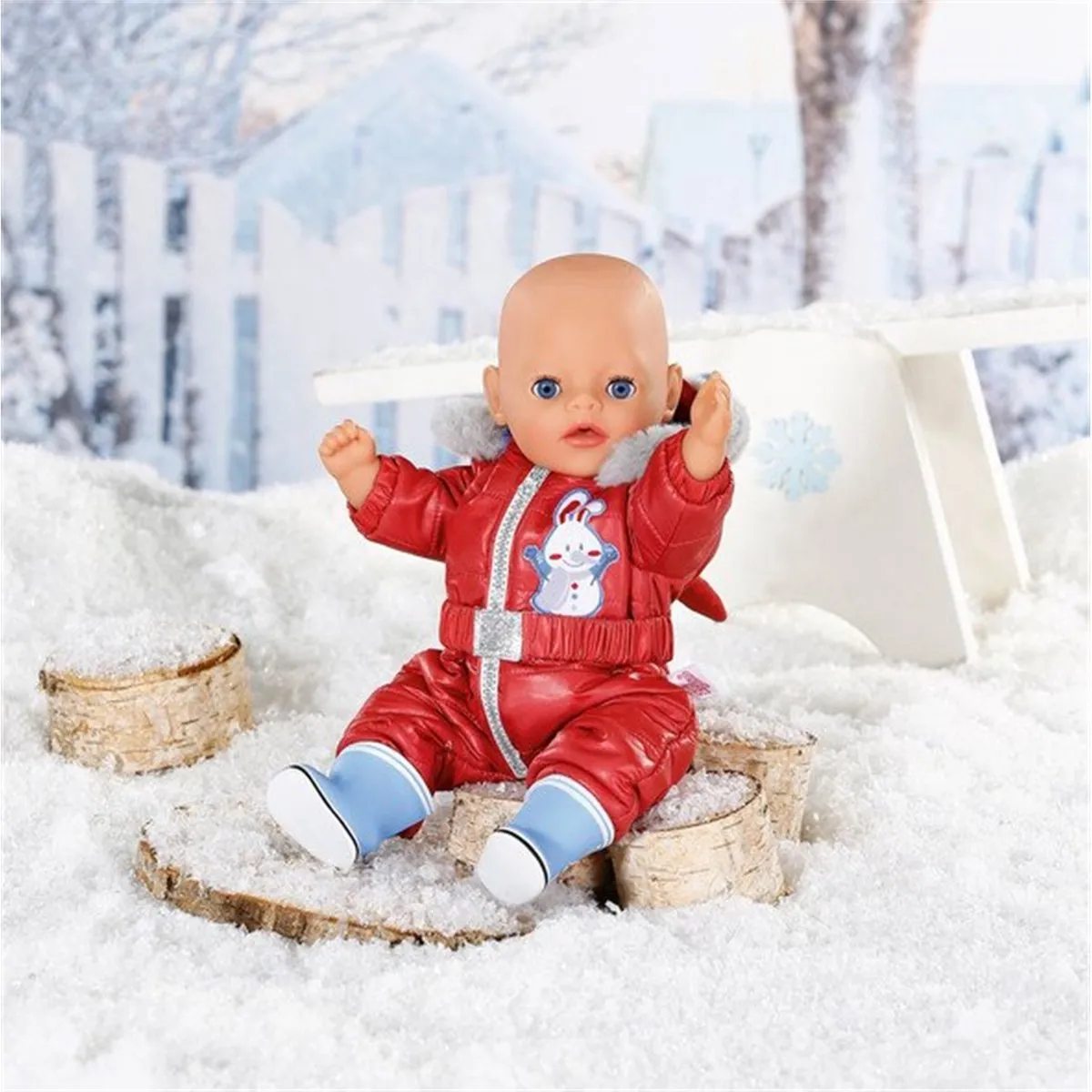 Baby Born Little Kindergarten Skipak 36cm - Rood