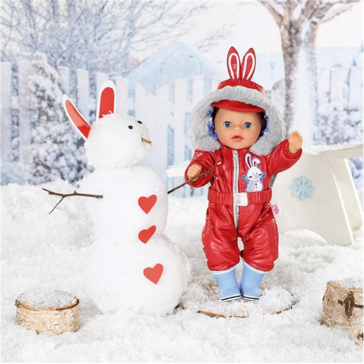 Baby Born Little Kindergarten Skipak 36cm - Rood
