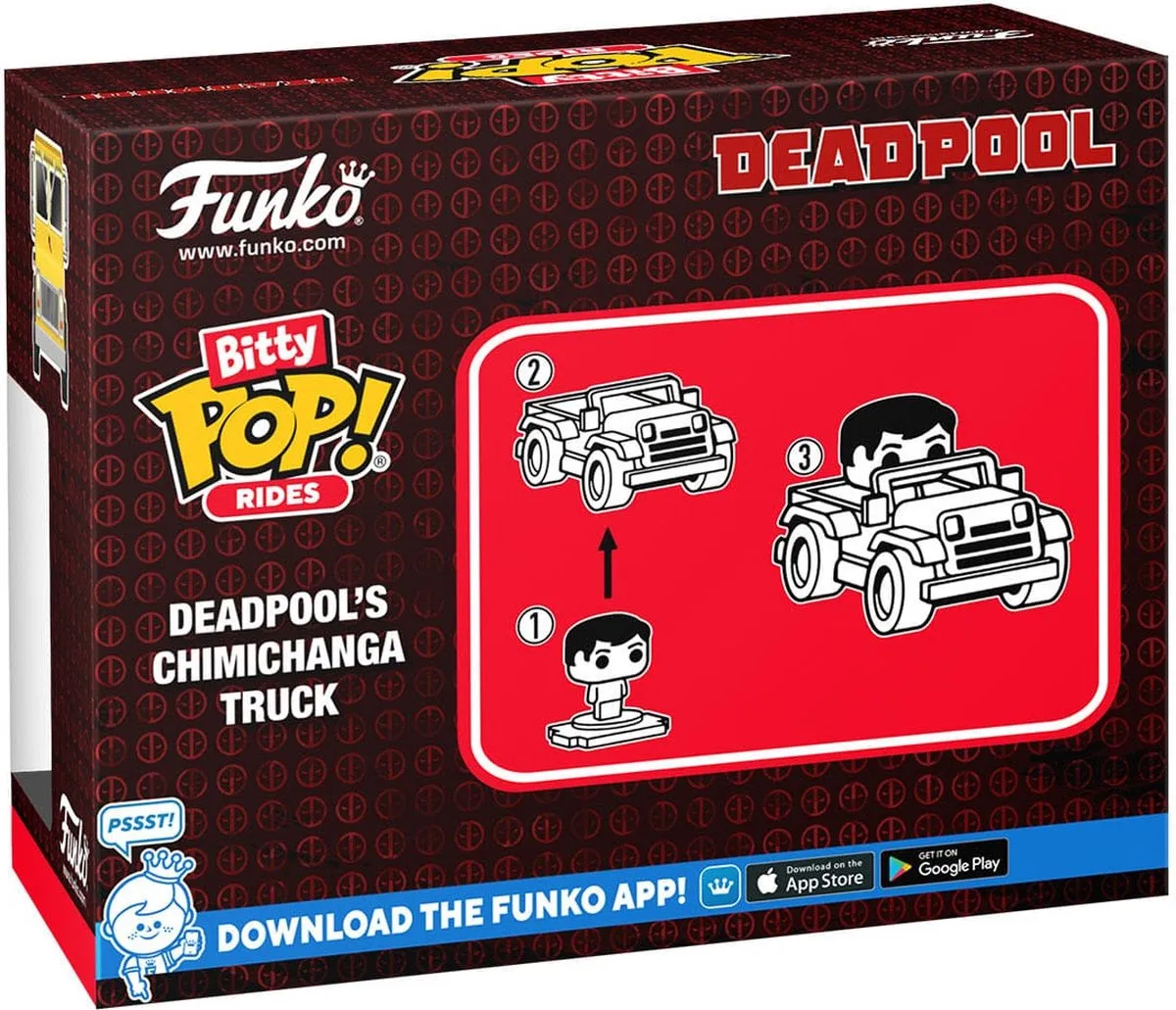 Funko Deadpool's Chimichanga Truck Bitty Pop! Vinylfiguur - Standard - afbeelding 4 van 6