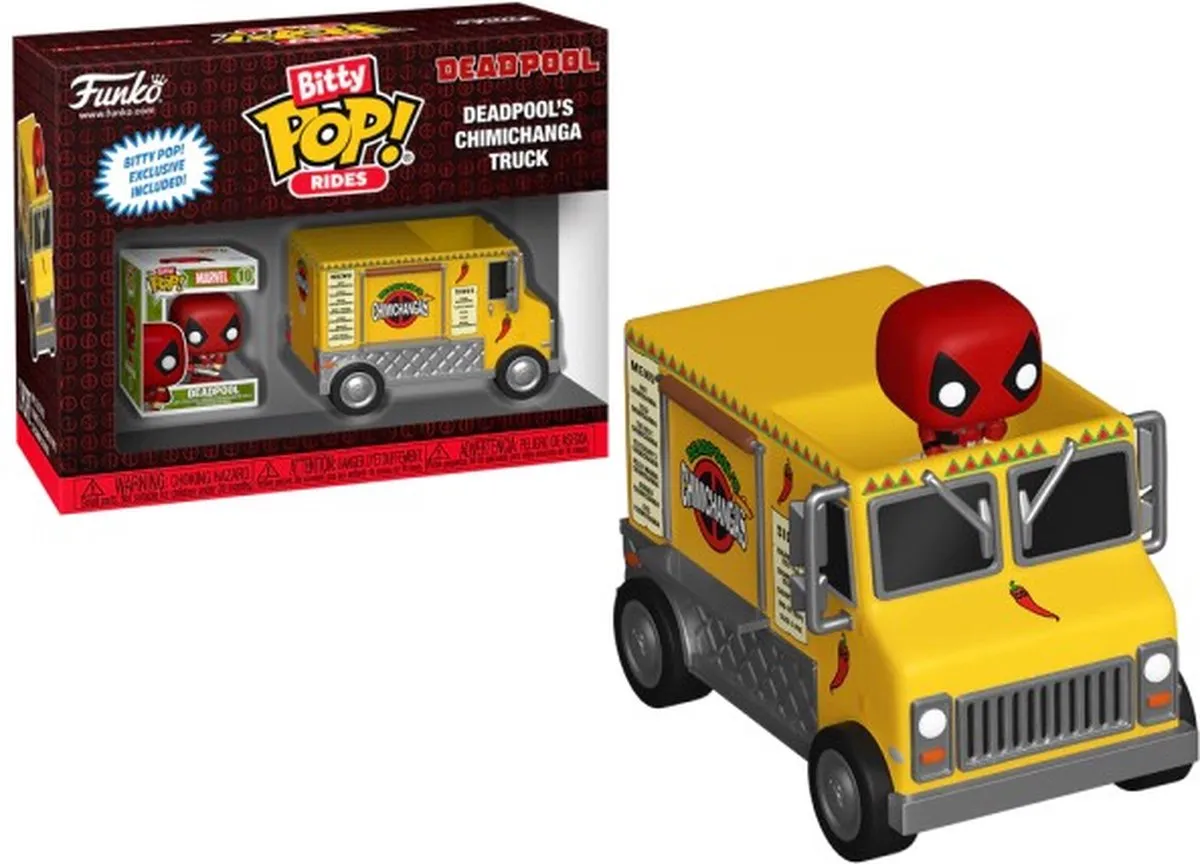 Funko Deadpool's Chimichanga Truck Bitty Pop! Vinylfiguur - Standard - afbeelding 6 van 6