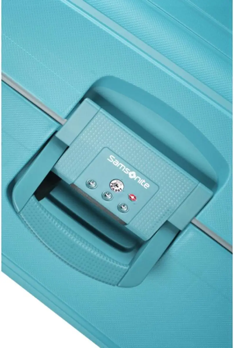 Samsonite S'CURE Spinner 69/25 Koffer - Turquoise - afbeelding 5 van 6
