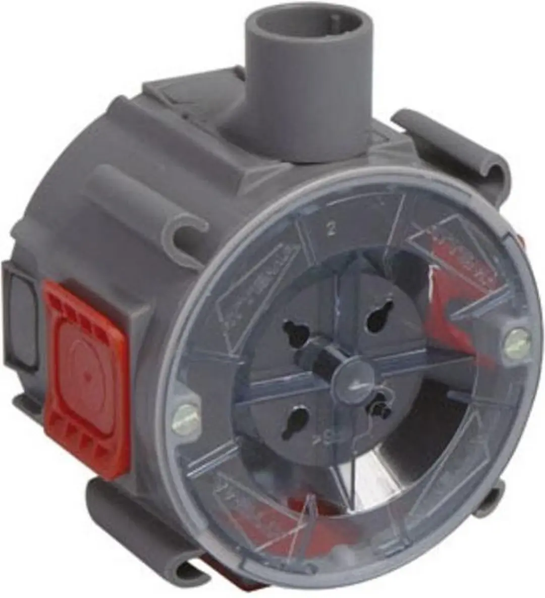 Attema inbouwdoos U40 klemvast koppelbaar met correctiering en tuit 16mm (5/8 )