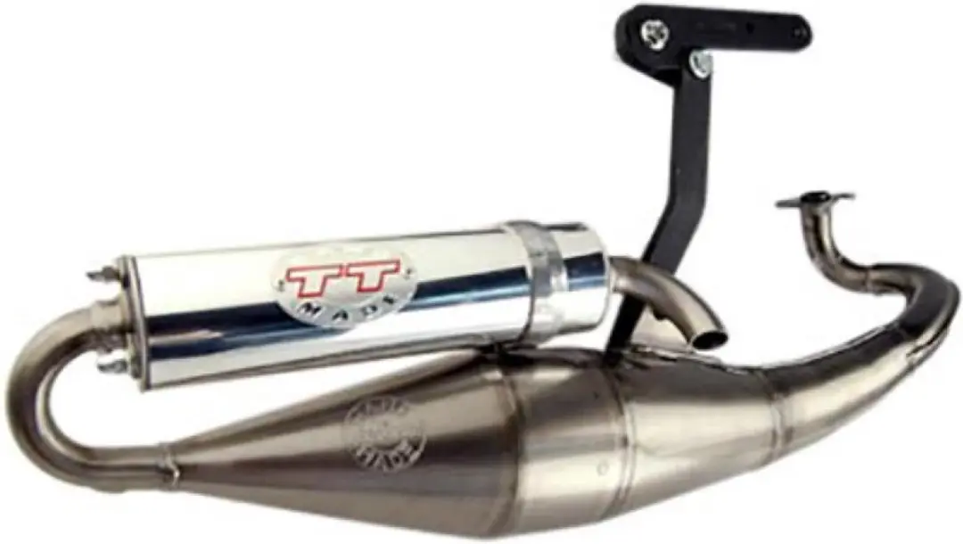 nieuwe leovince uitlaatdemper voor keeway 50 flash scooter