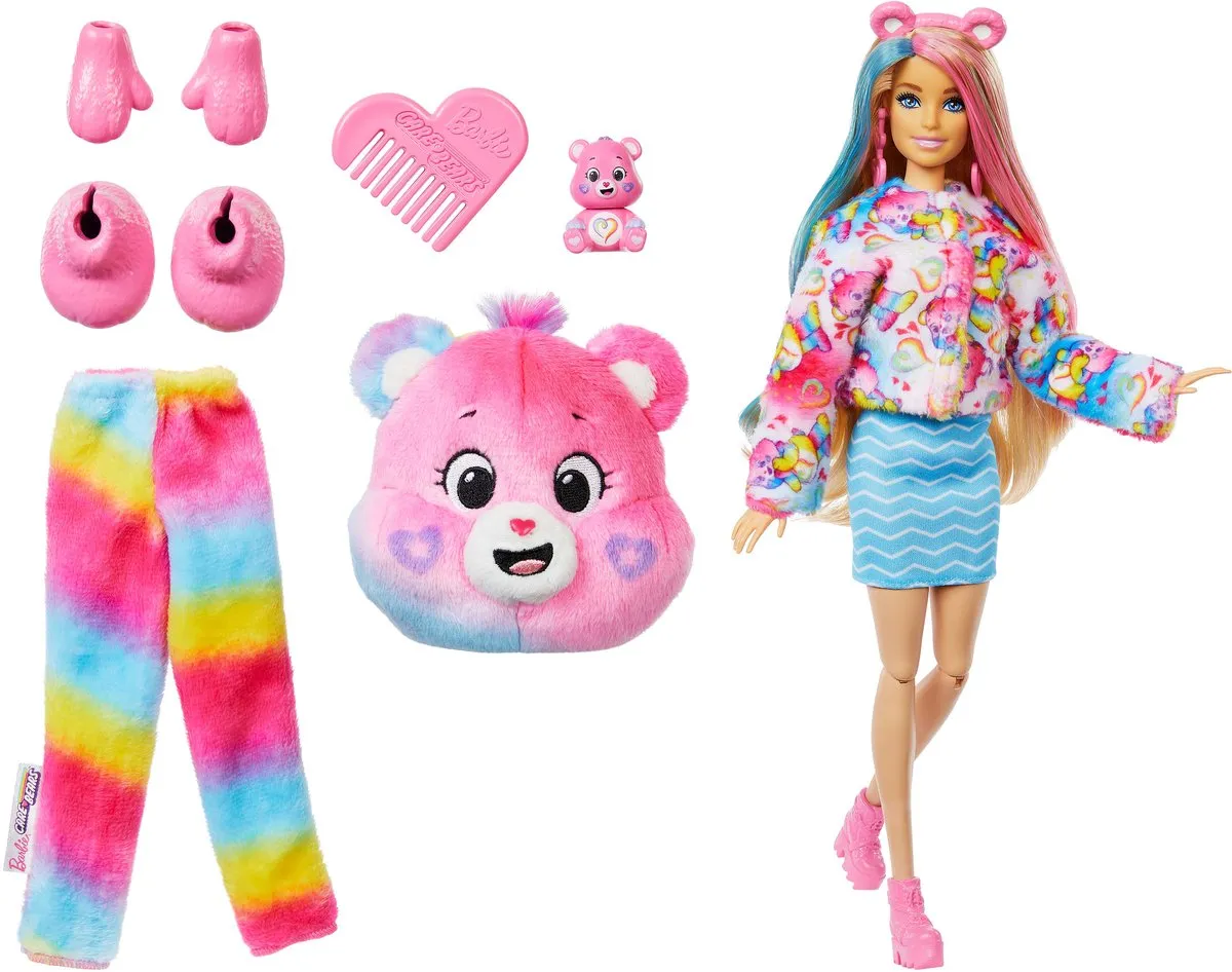 Barbie Cutie Reveal Troetelbeertje JFV60 - Gezelligheidsdiertje