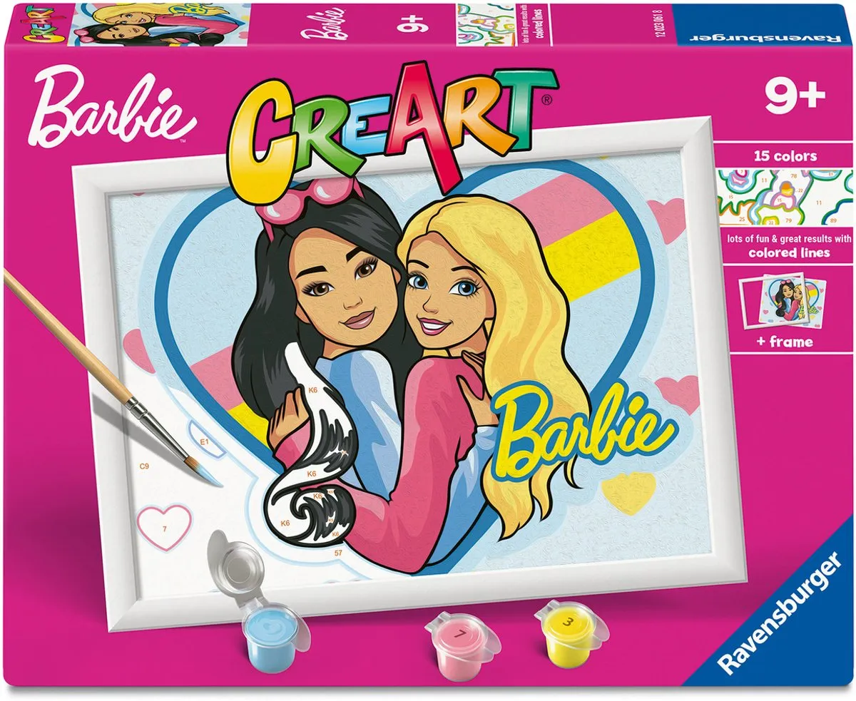 Ravensburger CreArt Junior Barbie-Duo Creativiteit - Meerkleurig