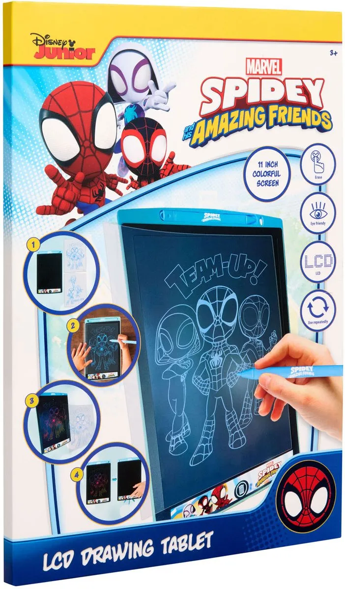 Disney Marvel Spidey Tekentablet 11 inch - 3-delig Multicolor