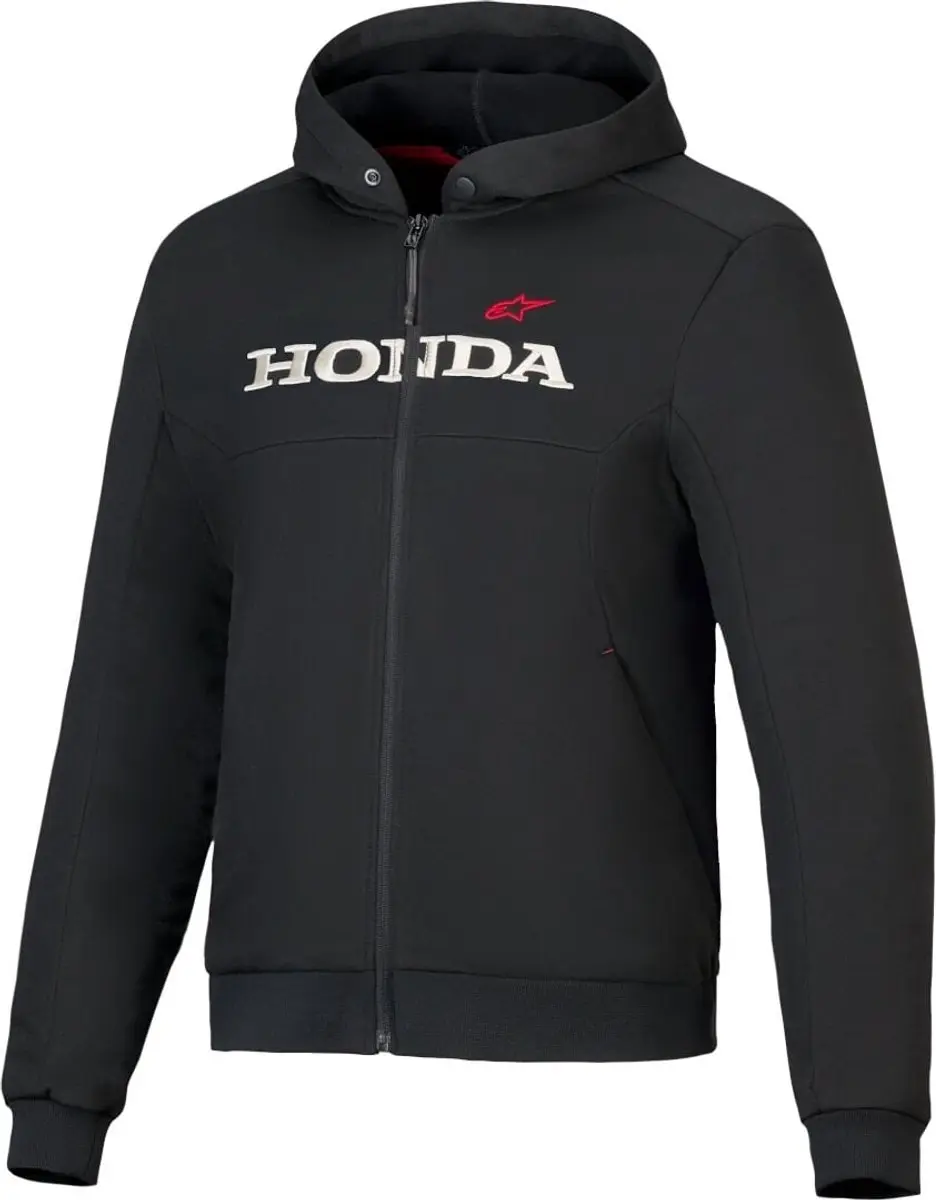 Alpinestars Honda Chrome V3 Sport Motorfiets Zip Hoodie -