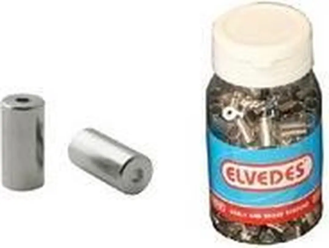 Elvedes Kabelhoedje messing CNC - Ø5,0mm - 200 Stuks