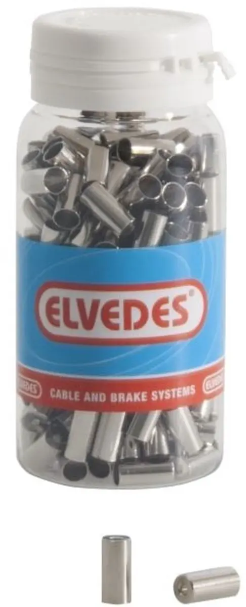 Elvedes Kabelhoedje messing CNC - Ø5,0mm - 200 Stuks