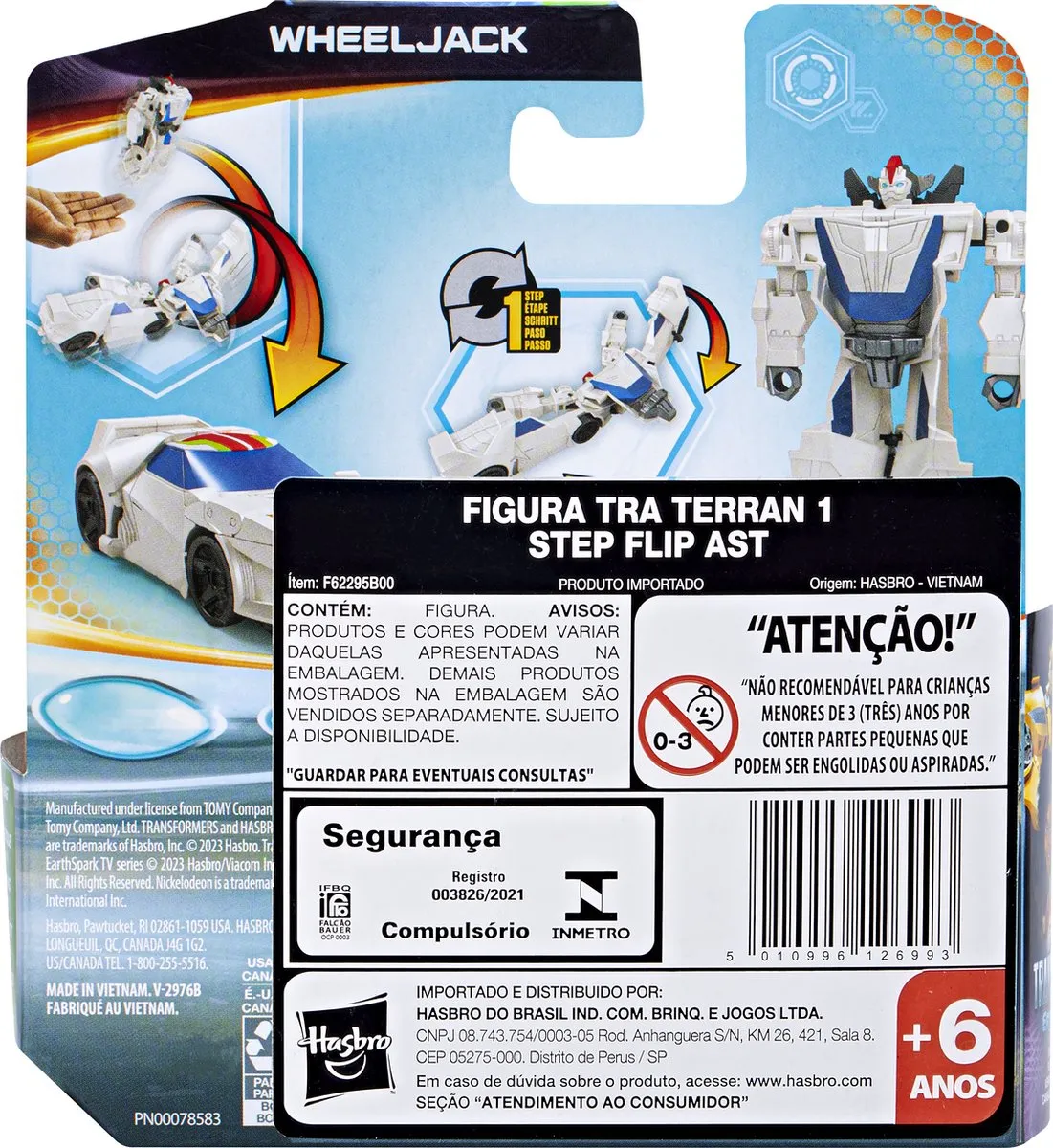 Hasbro Transformers Earthspark Wheeljack Actiefiguur 2ef - Wit - afbeelding 6 van 6