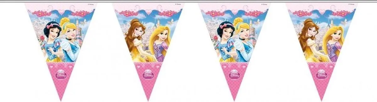 Disney Princess Plastic Vlaggen