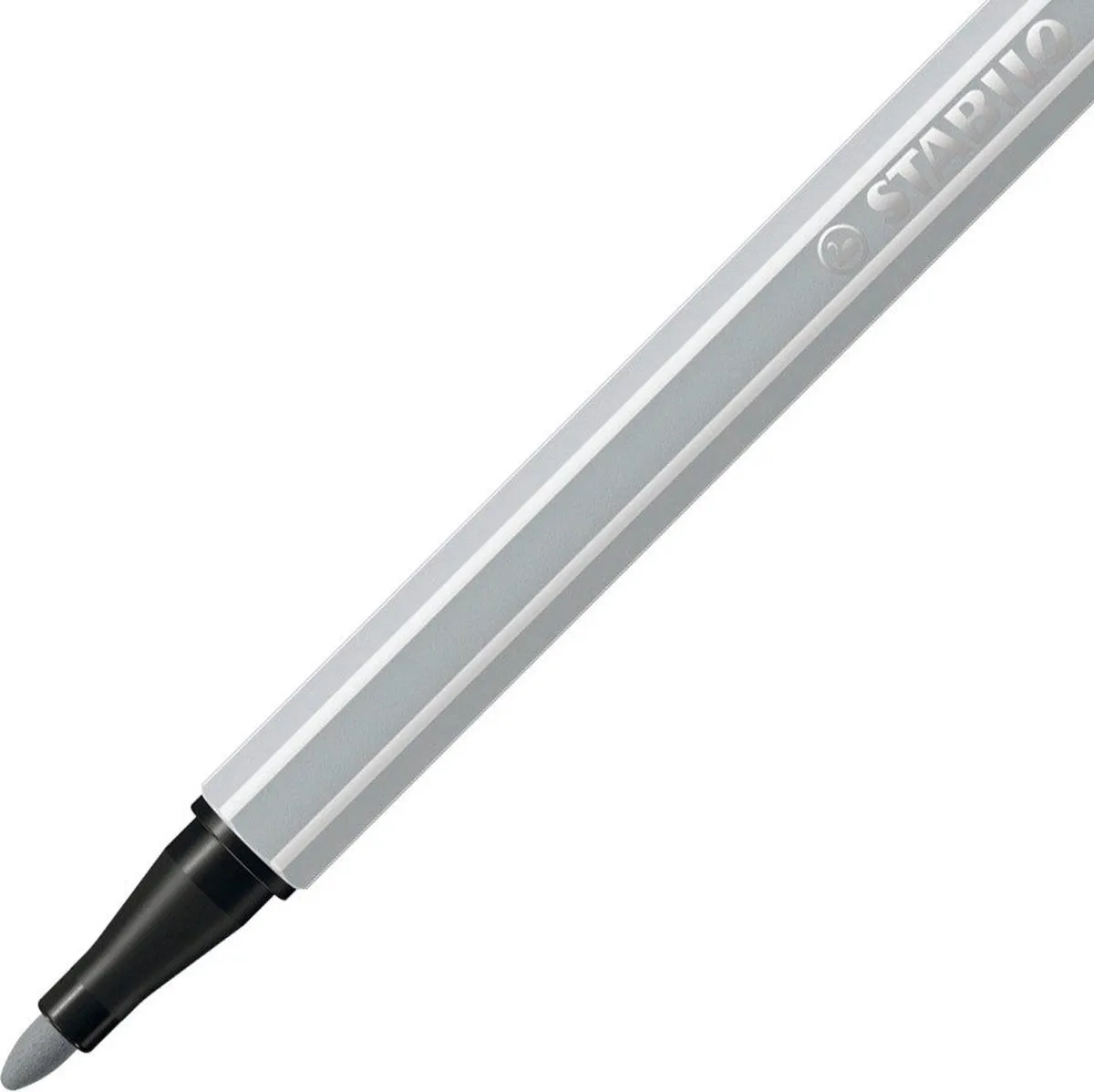 STABILO Pen 68 Premium Viltstift - Lichtgrijs
