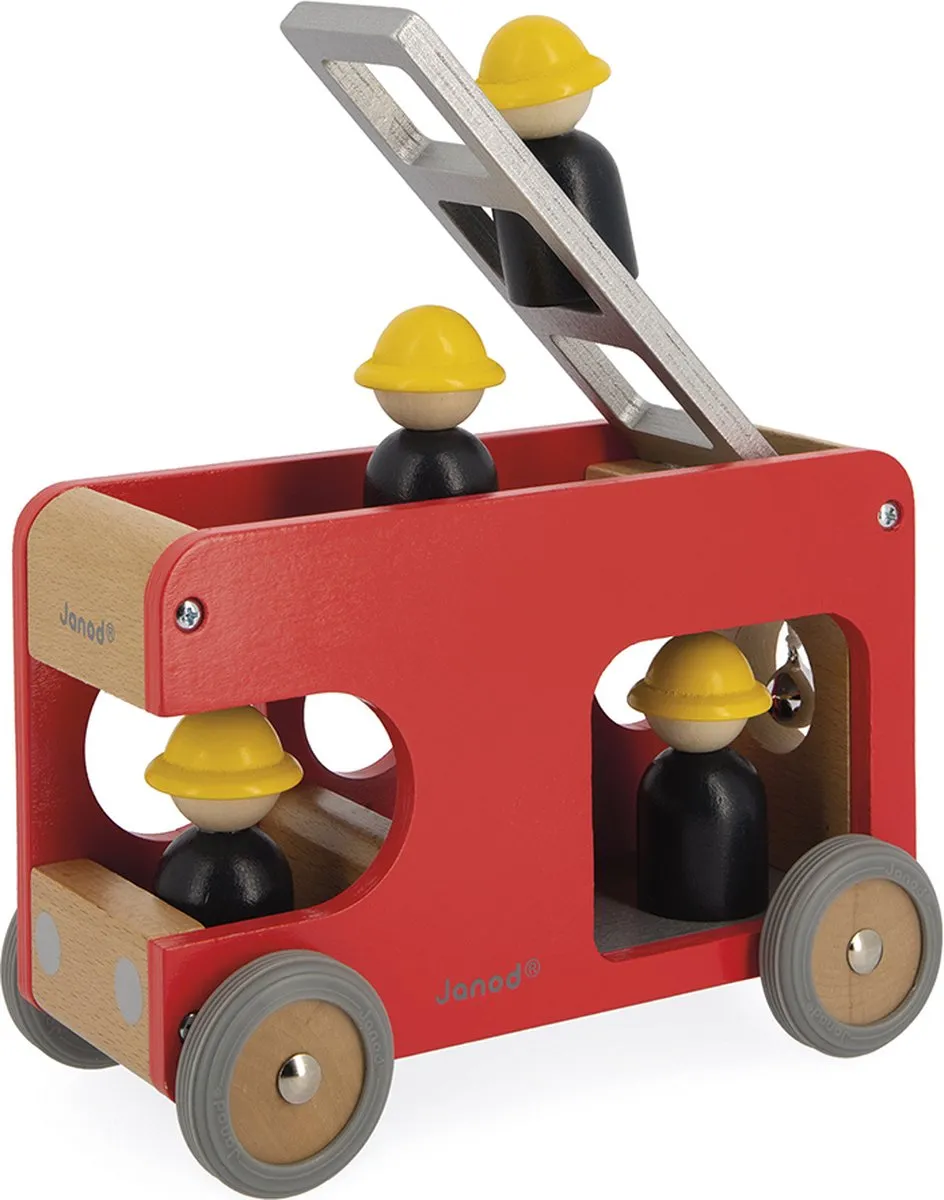 Janod Bolid Brandweerwagen J04632 - Rood