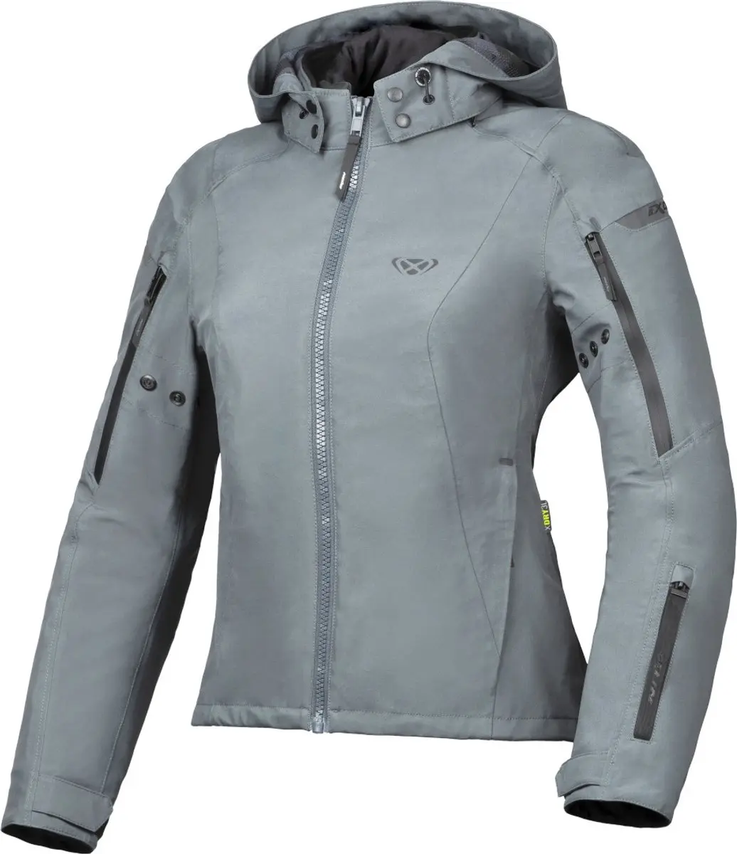 IXON Burning Lady Tactic Textiele Motorjas - L - Groen