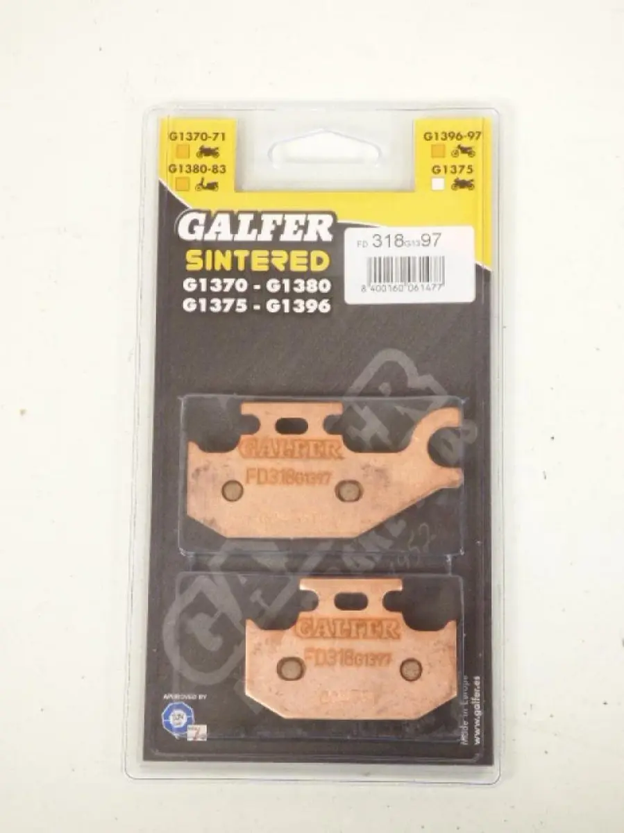 Galfer-remblok voor Quad Bombardier 500 Quest 2002 tot 2004 G1397 nieuw