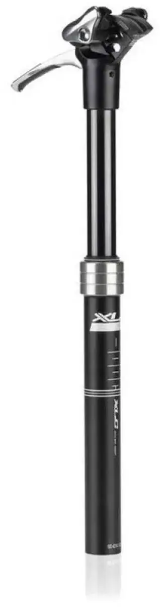 XLC SP-T09 Dropper Zadelpen 27.2x390mm - Aluminium - Zwart