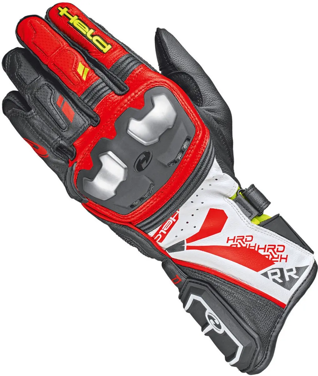 Held Akira RR Zwart Wit Rood Handschoenen