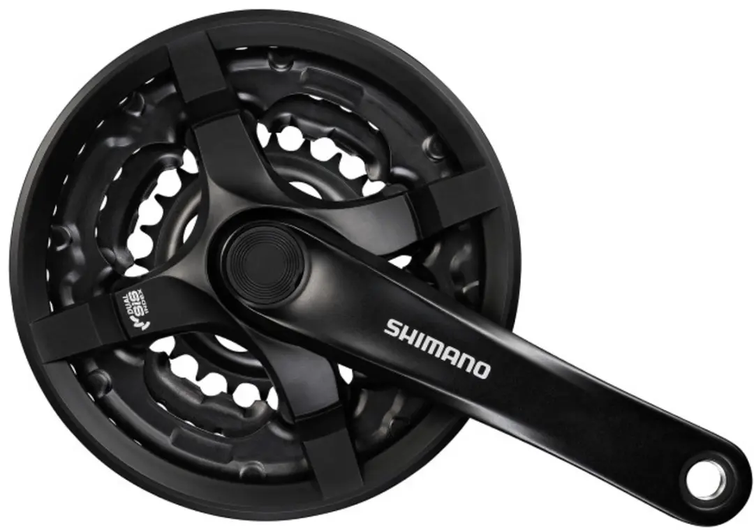 Shimano Tourney FC-TY501 Crankstel 28-38-48T - 170mm - Zwart - afbeelding 6 van 6
