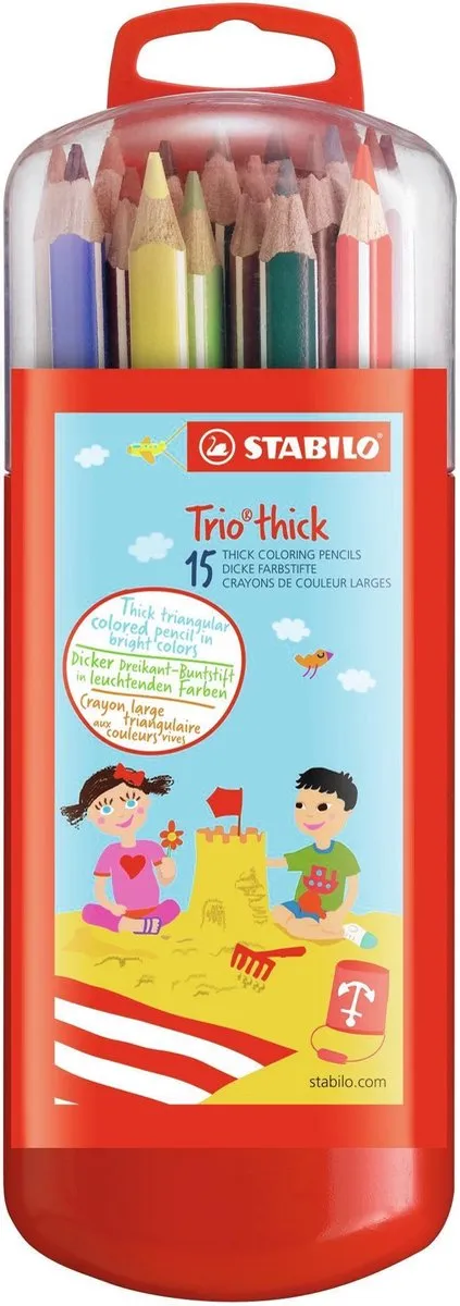 STABILO Trio Thick Driekantige Kleurpotloden