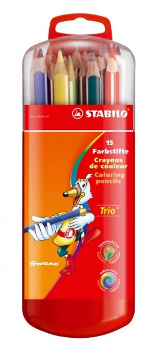 STABILO Trio Thick Driekantige Kleurpotloden - 15 Stuks