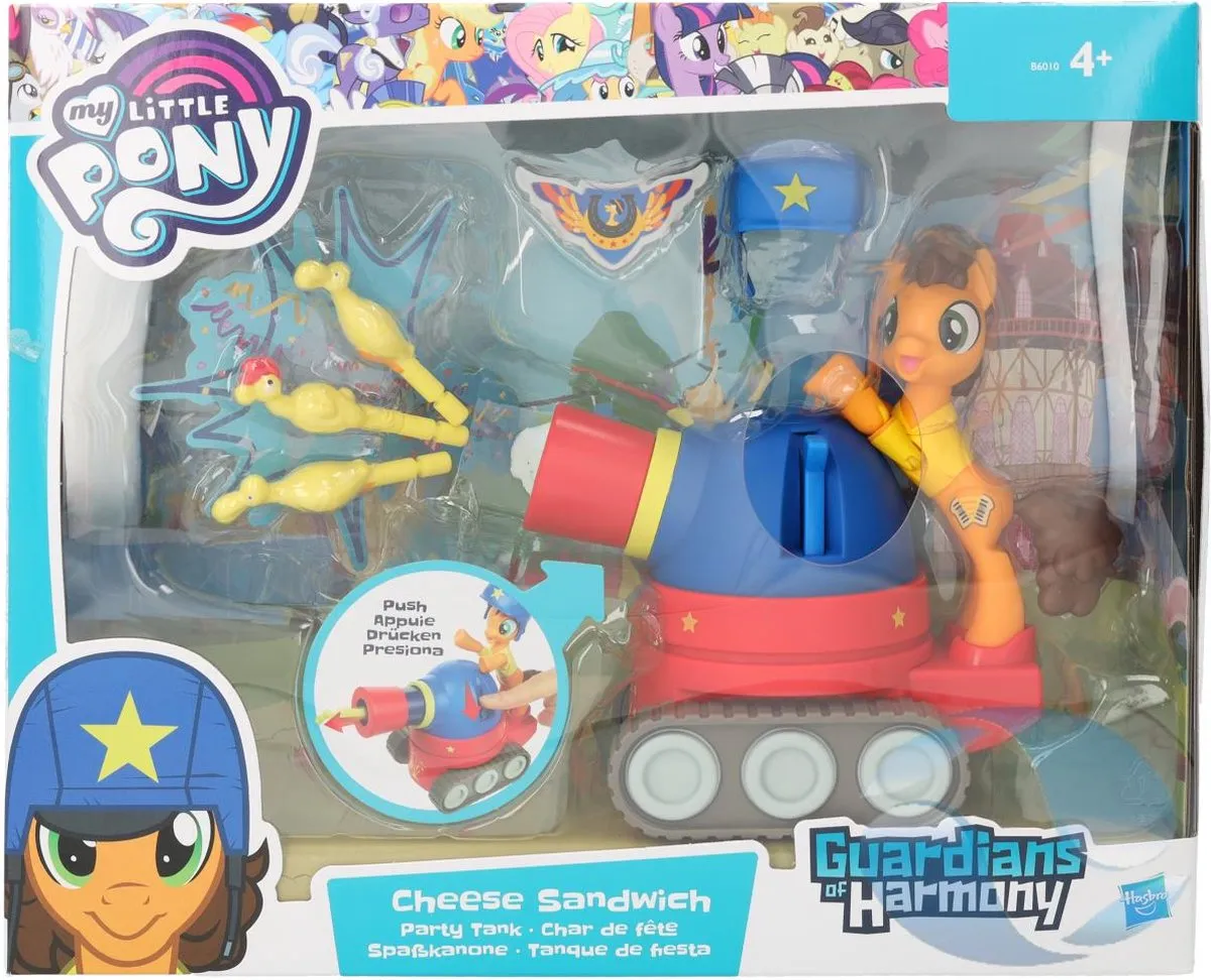 My Little Pony Bewakers van de Harmonie Cheese Sandwich Feesttank B6010EU40 - Multicolor