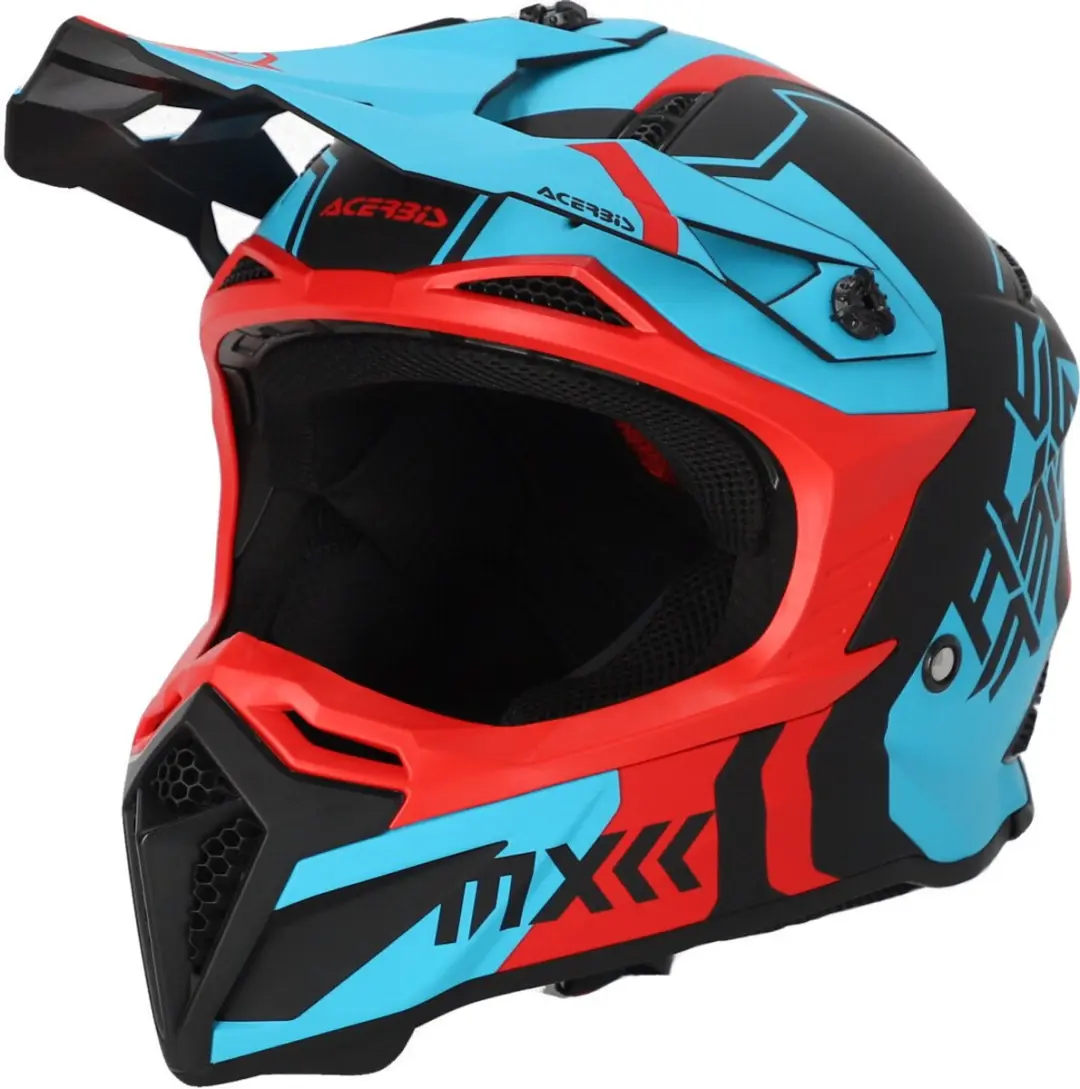 Acerbis Profile 5 Rood Blauw Crosshelm