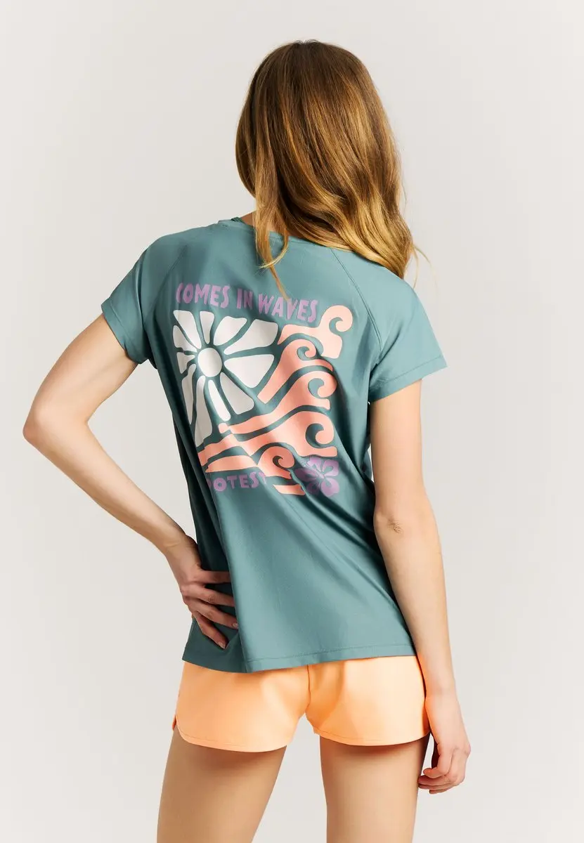 Protest PRTMagia UV Shirt Dames - Korte mouwen - XL - Laurel Green - afbeelding 6 van 6