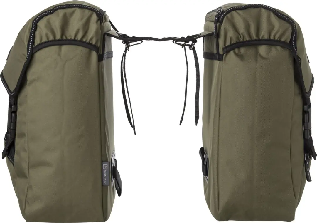 FastRider Unibag Traffic Dubbele Fietstas 28L - Groen
