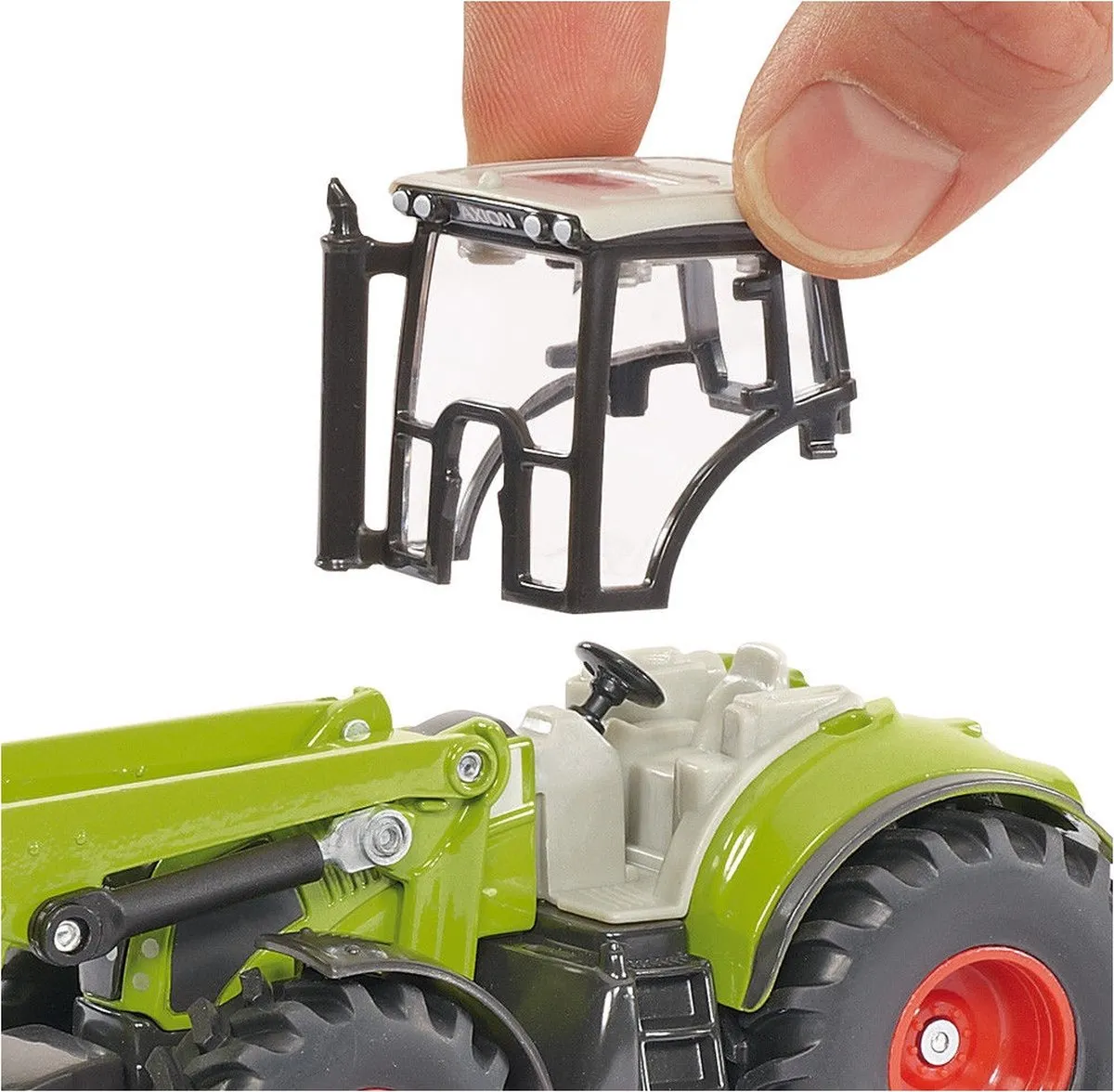 SIKU 1949 Claas Axion Tractor met Voorlader - 1:50 - Groen