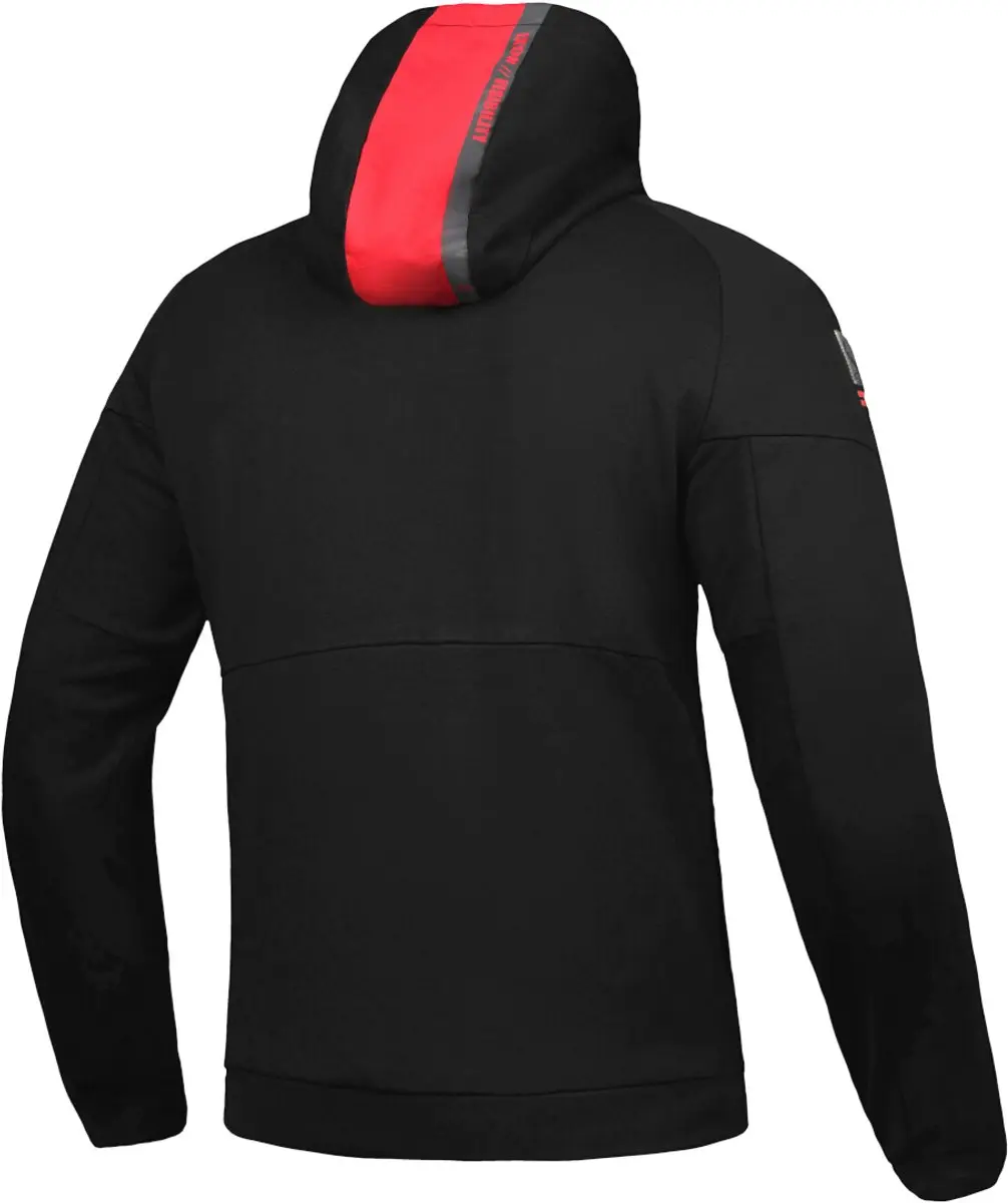 IXON Touchdown Textiele Motorjas - Zwart/Rood 4XL