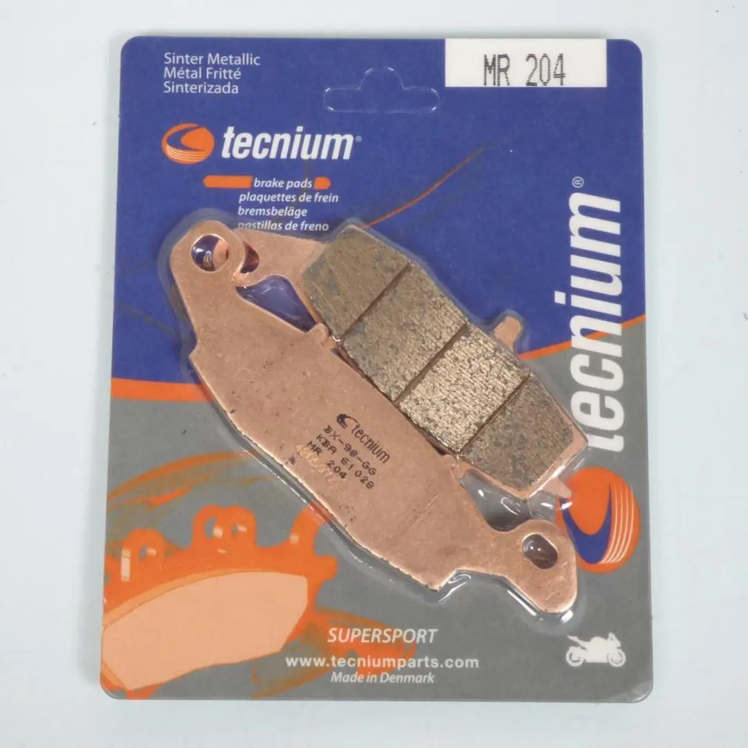Tecnium remblokje voor motorfiets Kawasaki 900 VN 2006 tot 2007 MR204 / achter N