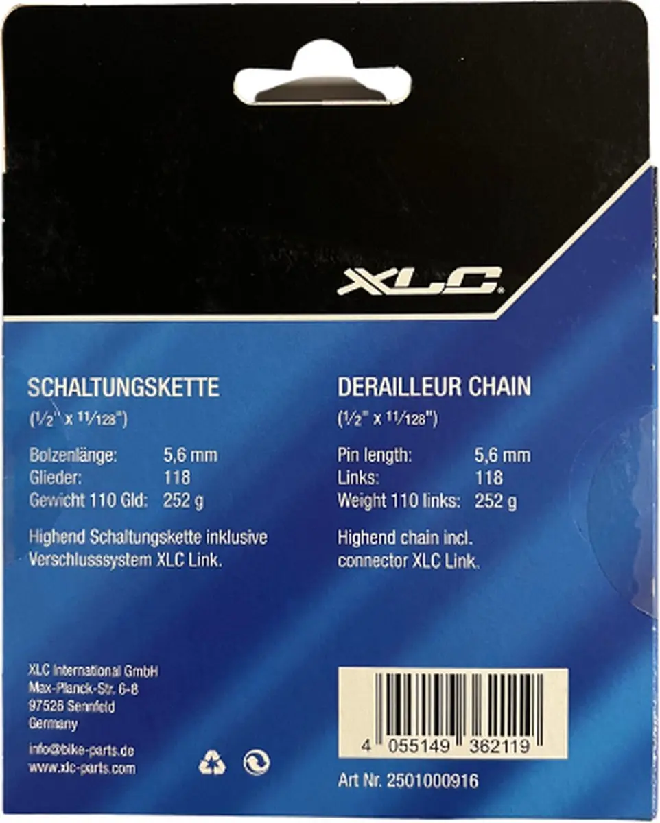 XLC Fietsketting 11-Speed 118 Schakels - Goud