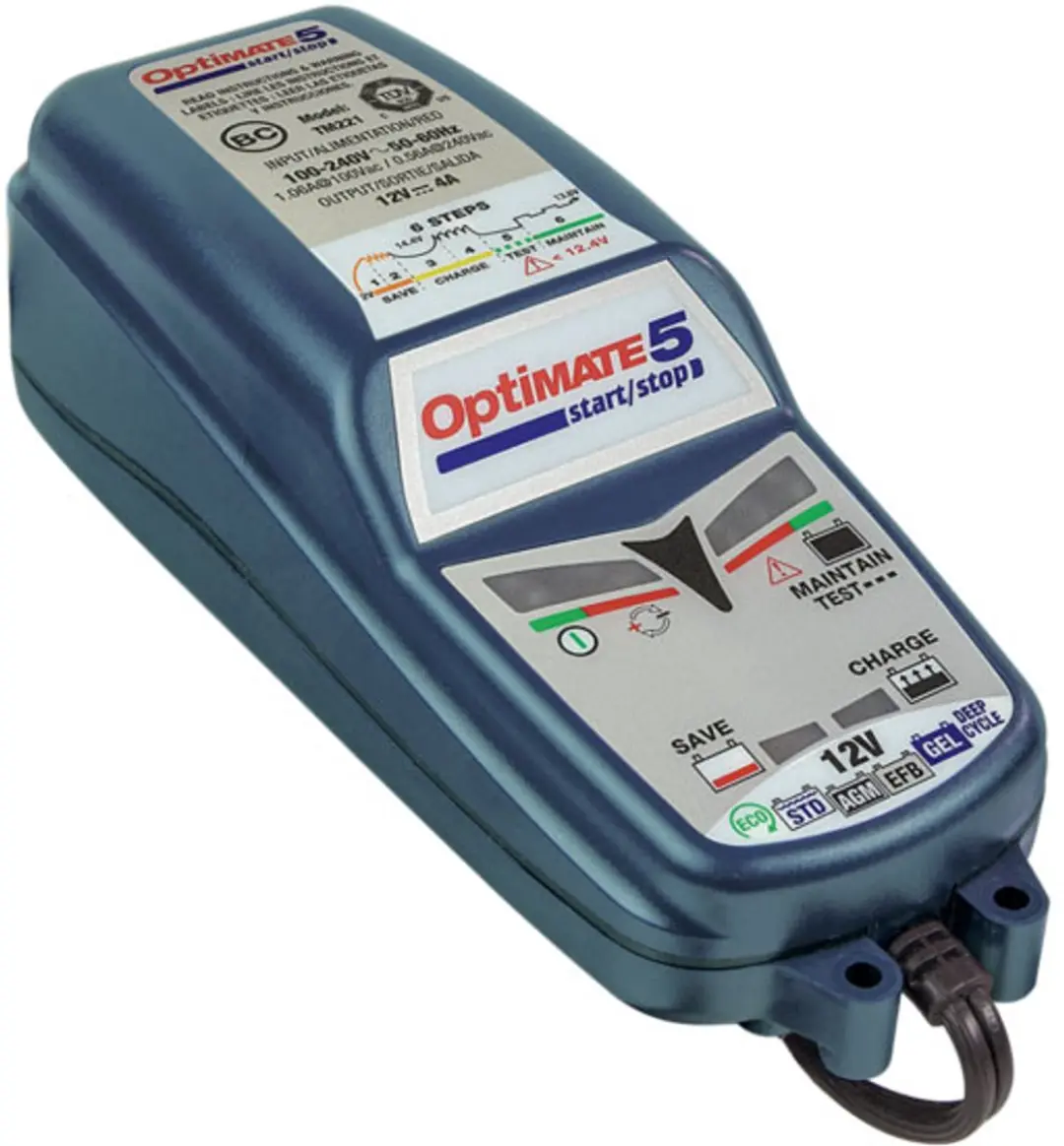 Optimate OptiMate 5 Start-Stop Acculader 4A - 6-stappen - afbeelding 6 van 6