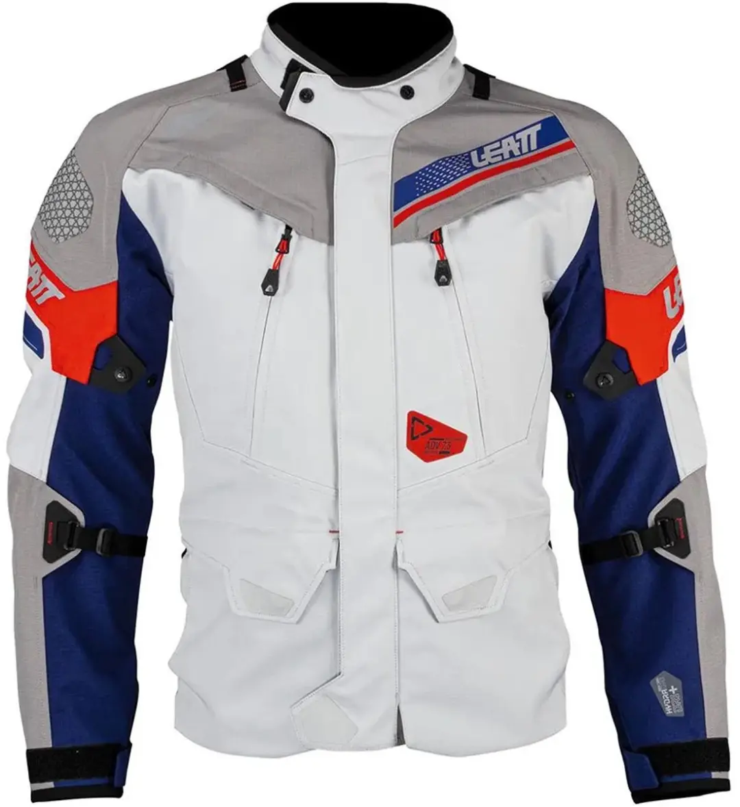 Leatt ADV DriTour 7.5 Waterdichte Textieljas - S - Grijs/Blauw/Rood