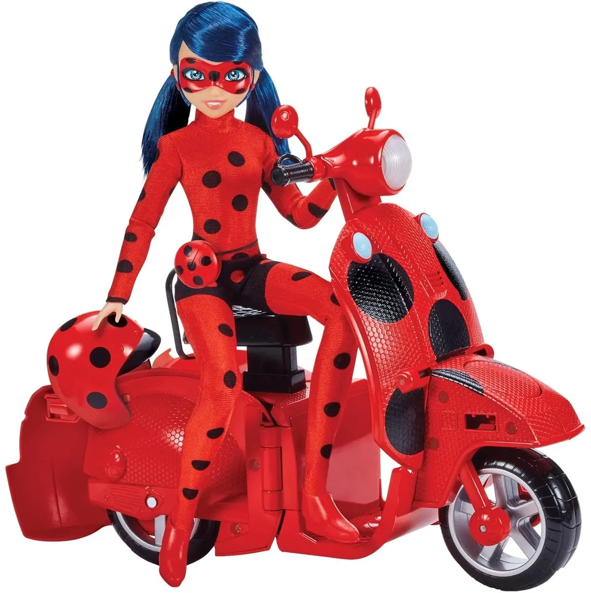 Bandai Namco Miraculous Ladybug Scooter Pop Speelset - 26cm Pop - Multicolor