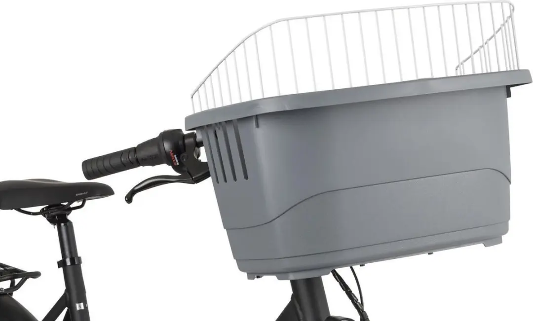 FastRider Hondenfietsmand Grijs - 16L