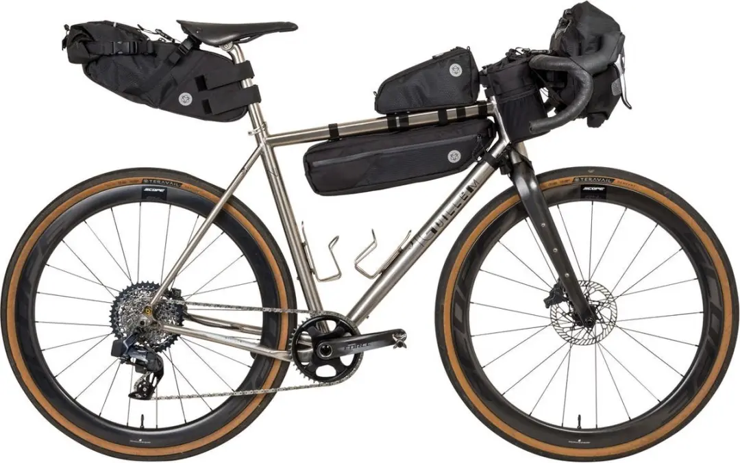 AGU Bikepacking Tube Small Venture Frametas - 3L - Zwart
