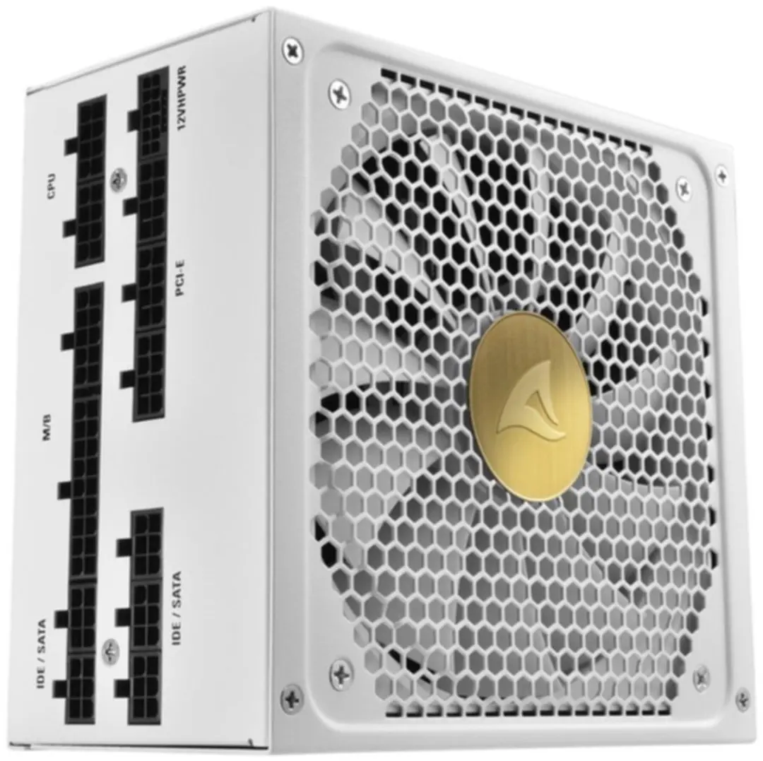 Sharkoon Rebel P30 Gold 1000W Voeding - Wit - afbeelding 2 van 6