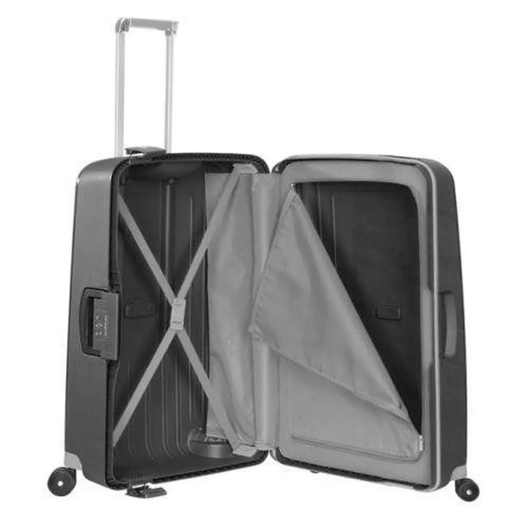 Samsonite S'CURE Spinner 75cm Koffer - Zwart - afbeelding 2 van 6