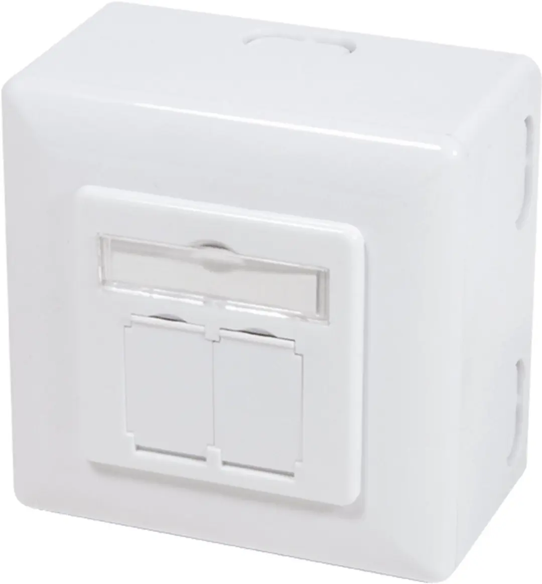 Logilink CAT6 UTP/STP Opbouwdoos Wit