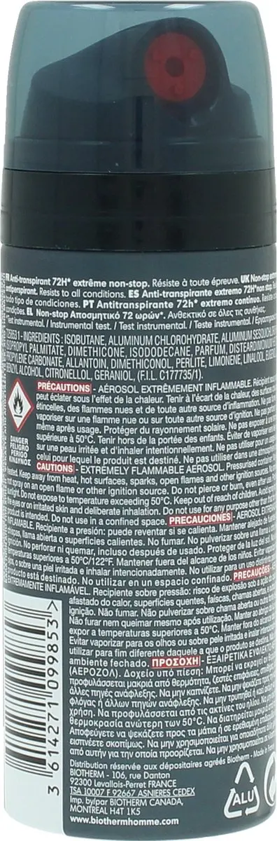Biotherm Day Control 72h Mannen Deodorant 150ml