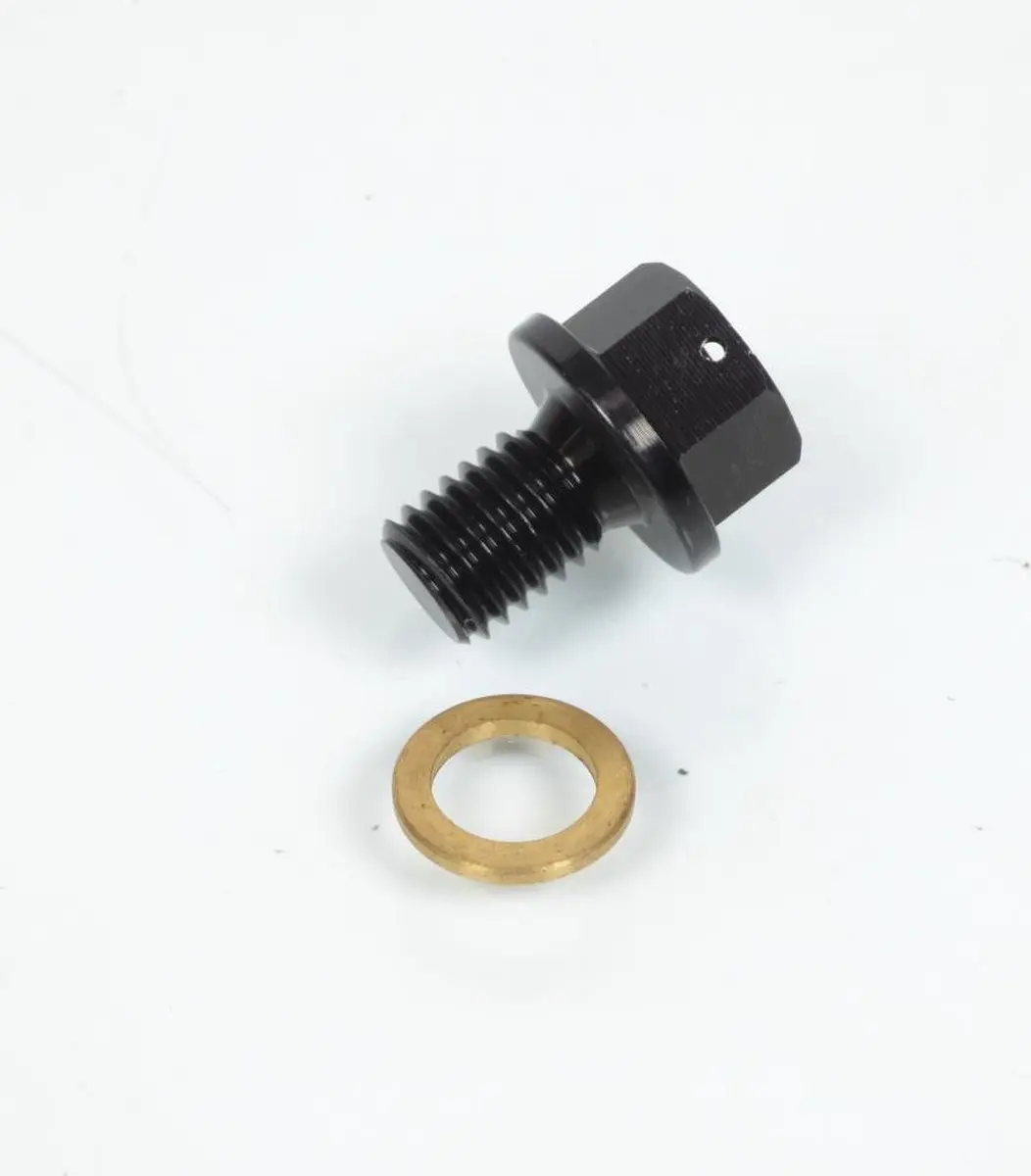 Bouchon de vidange M10 Pas 1.50 sans aimant Tecnium pour moto scooter cross endu