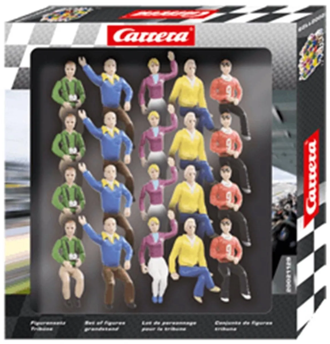 Carrera Digital 124/132 Evolution Tribunefans - 20 Figuren CAR20021129
