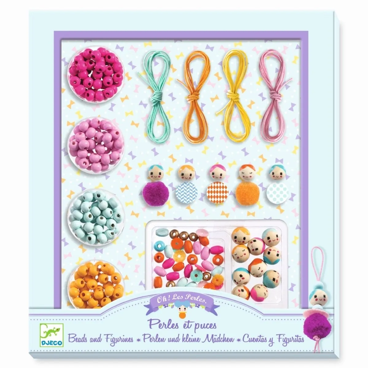 Djeco Juwelen Maken - Parels & Poppetjes Multicolor