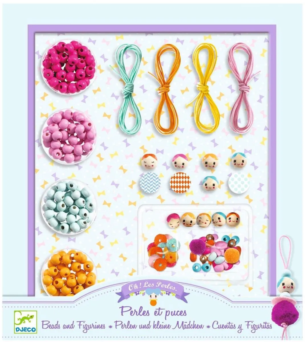 Djeco Juwelen Maken - Parels & Poppetjes Multicolor